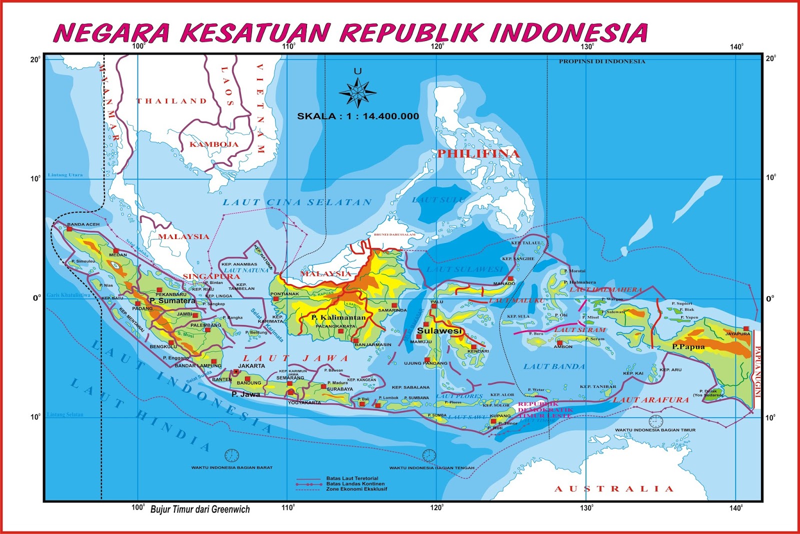 Download Peta Indonesia cdr  KARYAKU