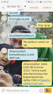 4 Testimoni Sales CUG Telkomsel 6 Desember 2017