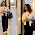 Com cabelo volumoso, Sophie Charlotte aproveita tarde de passeio em shopping no Rio de Janeiro