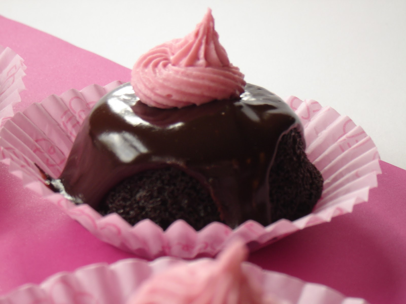 Chocolate-Raspberry Mini Cakes