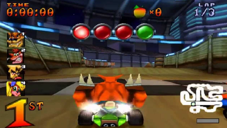 Download game CTR Crash Team Racing PS1 ISO Ukuran Kecil