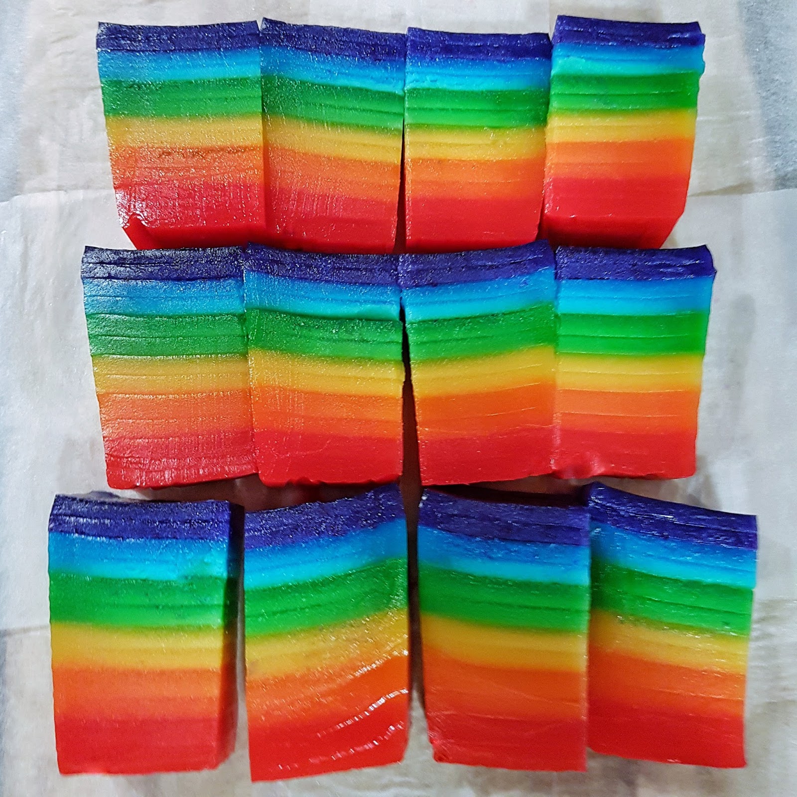 Rainbow Kuih Lapis – Recipe