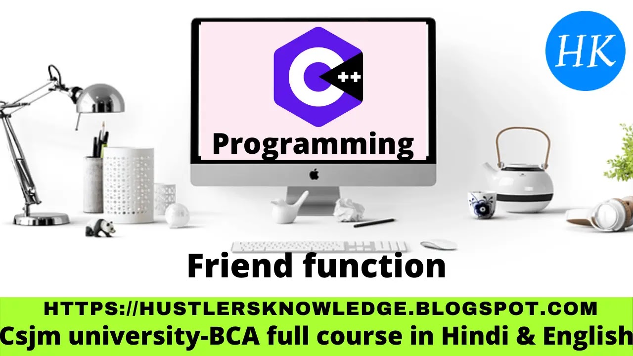 Friend function in c++, Friend function