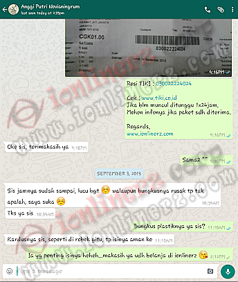 Testimoni Jam Dinding Flanel Kartun Boneka