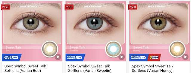 Softlense minus sweet talk spex symbol