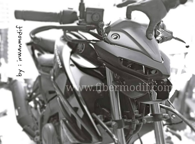 Custom Headlamp Vixion Bergaya Yamaha MT15