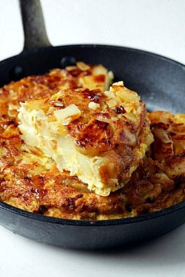 Tortilla de papas al horno