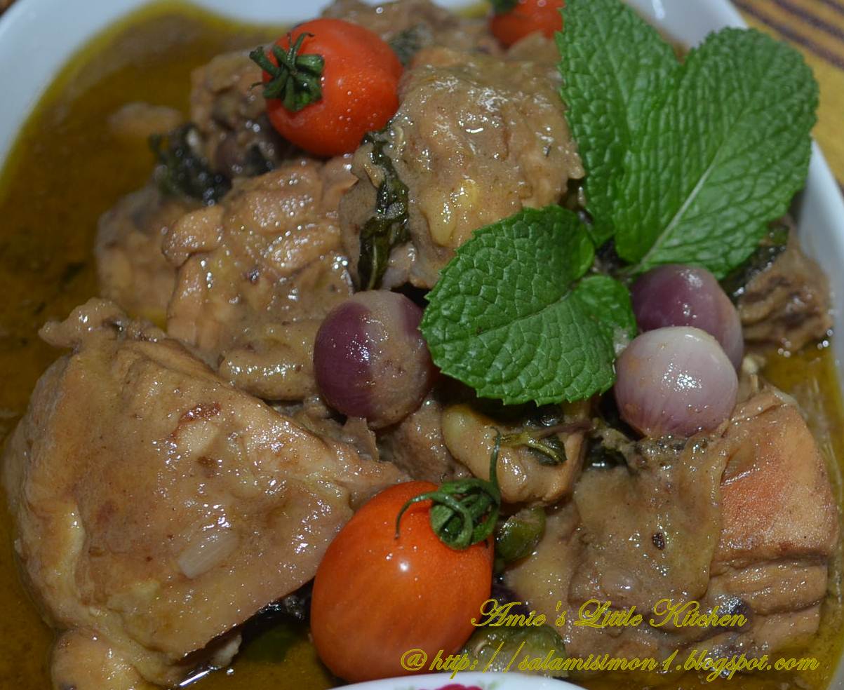 AMIE'S LITTLE KITCHEN: Kurma Ayam Sedap - Resepi Che Jah