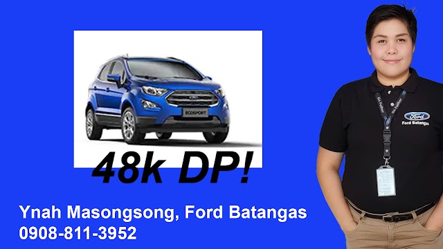 2019 Ford ECOSPORT as low as 48k Downpayment - Ynah Masongsong