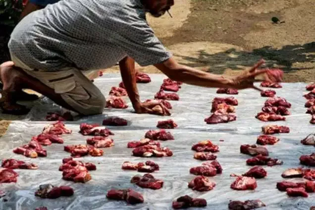 Image result for muslim eating pork