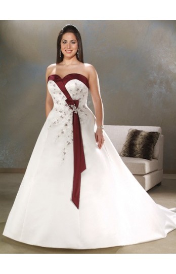 sayumi: Plus Size Wedding Dresses With Color