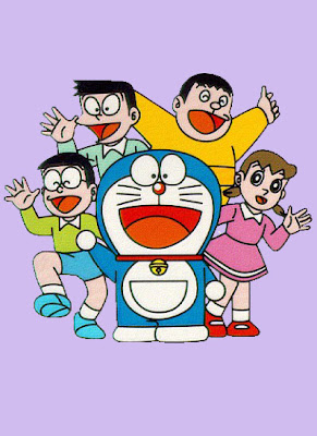 Coloring Pages Doraemon, Nobita, Dorami, Shizuka, Suneo, Jayen and Friends 