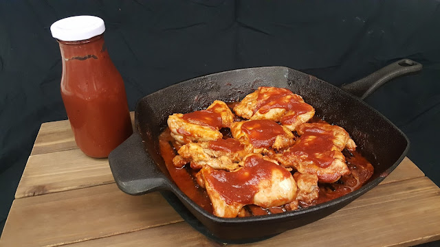 BBQ Sauce Recipe with No Refined Sugar or Vinegar - Perfect recipe for those with allergy to yeast