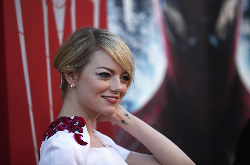 The meaning of Emma Stone's tattoo title=