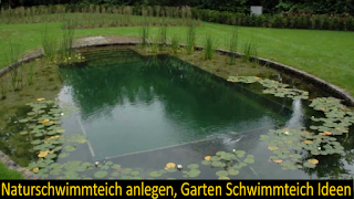 Naturnahe Schwimmteiche liegen im Trend.Heute zeigen wir euch ein paar schöne Ideen, wie man den Garten mit einen Naturschwimmteich wunderschön gestalten kann.