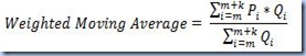 AVG - Weighted Moving Average