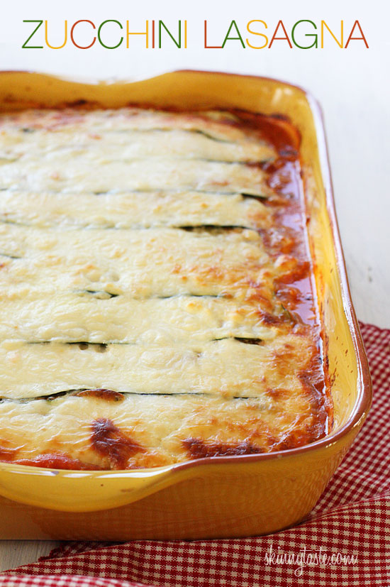 Zucchini Lasagna Recipe | Skinnytaste