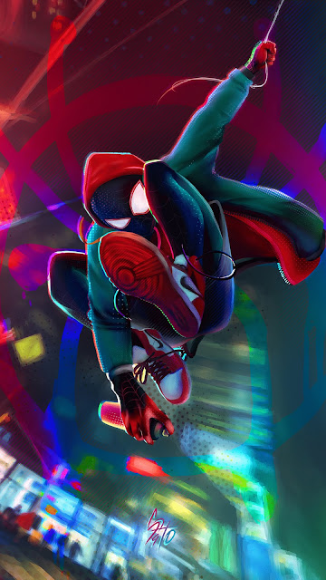 Spiderman Miles 4k Wallpaper