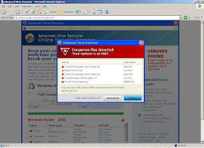  Computer Virus Alerts on Advanced Virus Remover Uses False And Exaggerated Scan Results As A