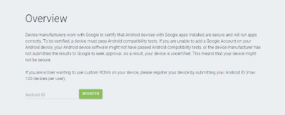 Cara Mengatasi Error Device is not Certified by Google di Android