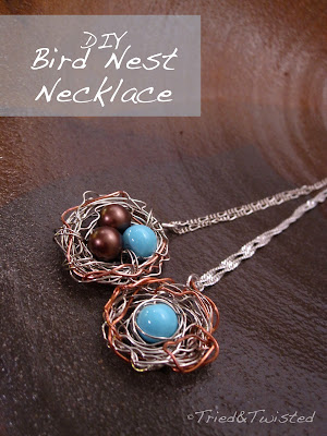 DIY Bird Nest Necklace: Tried&Twisted