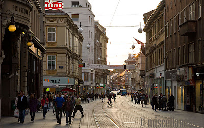Zagreb busy street
