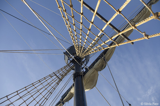 Palos de la Nao Victoria en Ferrol