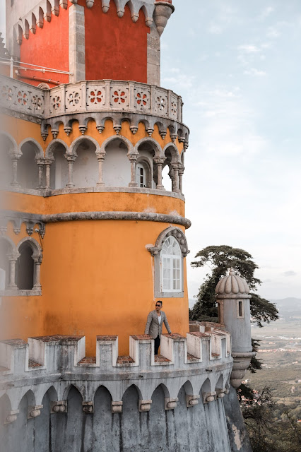 Leo Chan at Pena Palace in Sintra, Portugal | Travel Guide