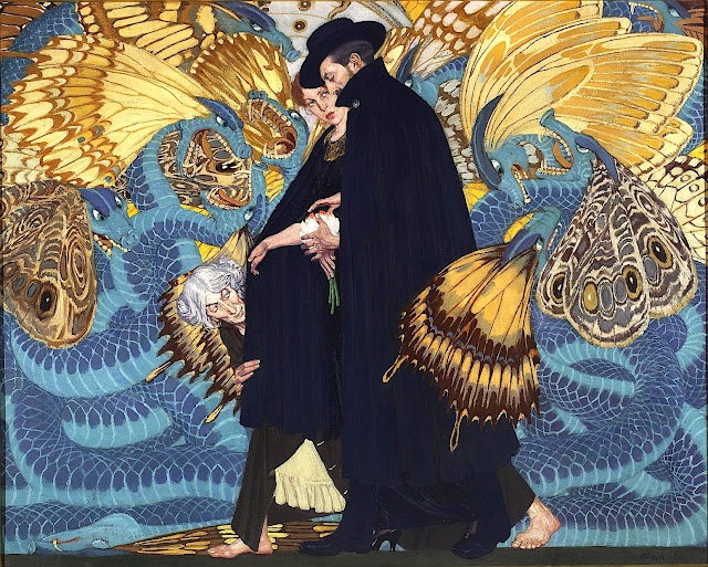 an Edward Okun painting about war