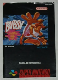 Bubsy in: Claws Encounters of the Furred Kind - Manual portada