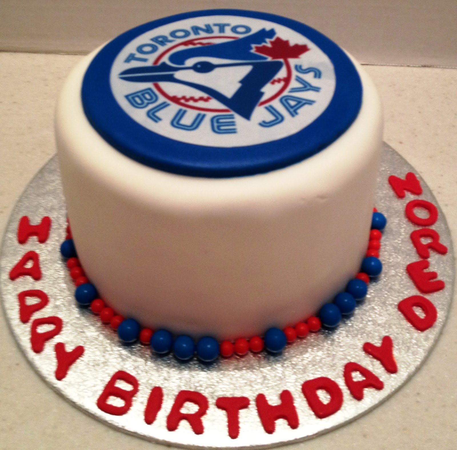 MaryMel Cakes Blue Jays birthday  cake