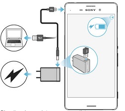 How to Charging the Sony Xperia ™ M4 Aqua