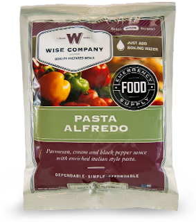 Wise Company free sample pasta alfredo