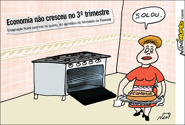 Economia não cresceu no 3º trimestre
