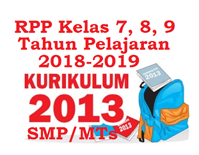 Download RPP Kelas 7 Prakarya Kurikulum 2013 Tahun Pelajaran 2018/2019
