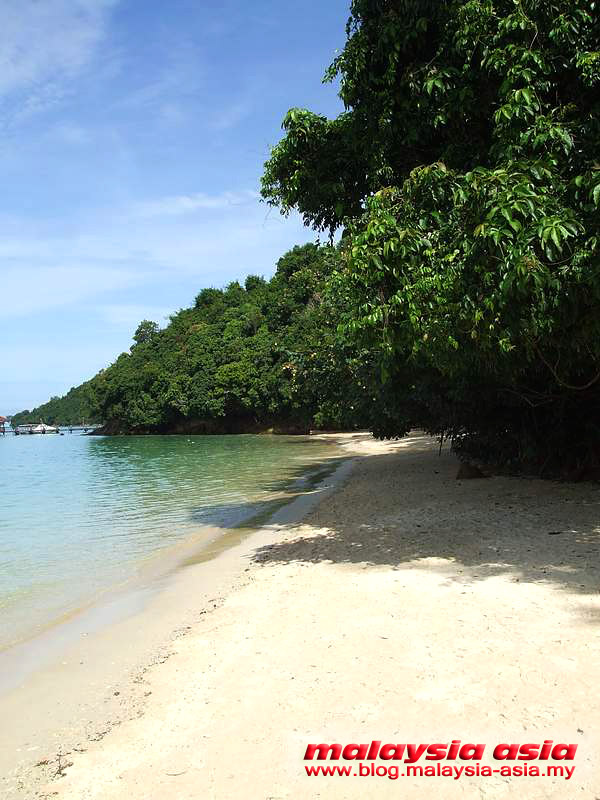 Private Beach Pulau Manukan Island