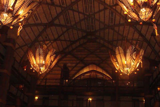 Disney's Animal Kingdom Lodge Jambo House at Night