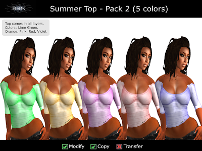 BSN Summer Top - Pack 2