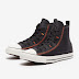 Sepatu Sneakers Converse Chuck Taylor All Star Black Storm Wind Bold Mandarin S4089821F01