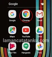 google chrome untuk menjadikan halaman web seperti aplikasi