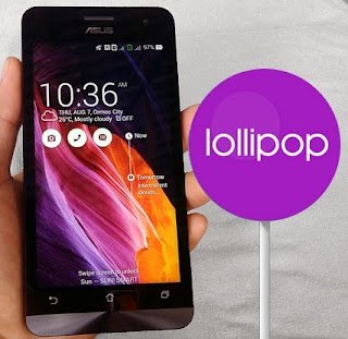 Cara Lengkap Dan Mudah Pasang Android Lollipop 5.0  Pada Asus Zenfone 4