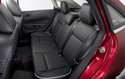 2011 Ford Fiesta SEL Rear Interior Shown