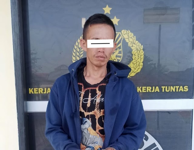 Polsek Labuhan Ruku Mengamankan Seorang Laki-Laki Atas Dugaan Pencurian Ikan