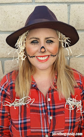 scarecrow Halloween costume makeup