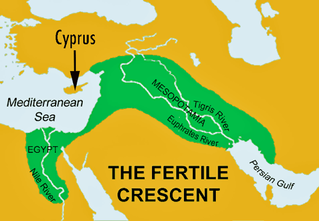 Fertile Crescent location where wildcat domestication first occurred.