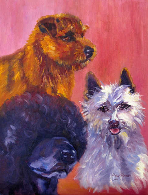 Skyline Dog Fancier's 2011 Artwork by Terry d Chacon