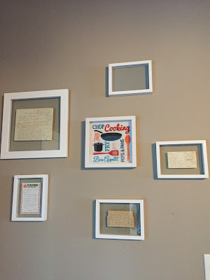 #mills new house, recipe wall, old recipes, wall art