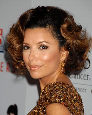 curly bob hairstyle. Eva Longoria Curly Bob