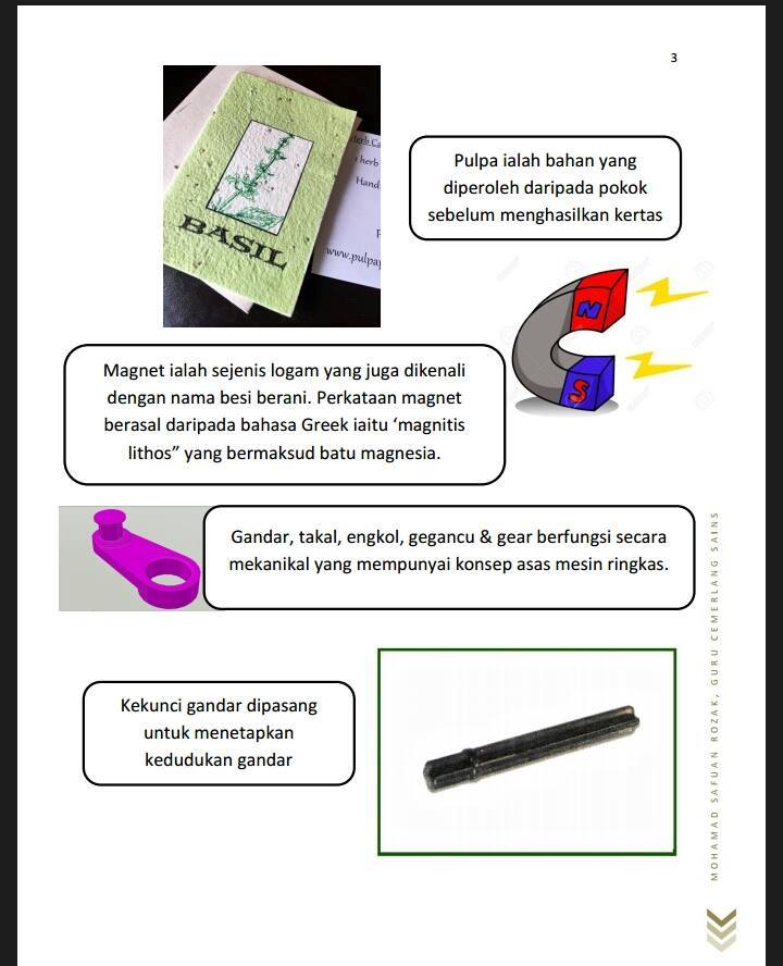 Info Sains Tahun 3, 4, 5 & 6 - BAHAN SEKOLAH RENDAH