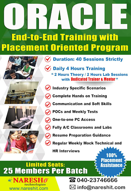  Oracle-Placement-Oriented-Program-NareshIT 